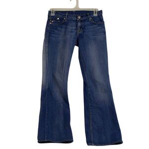 Rock & Republic Size 28 Flare Jeans Medium Wash Denim Y2K Retro Style‎ Cut# 7058